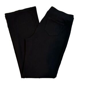 MACY'S STYLE & CO. Pants Pull on Stretchy Wide leg Black Size Large Like new